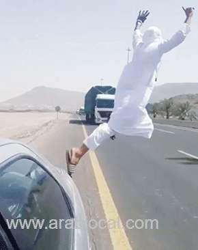 young-saudi-man-has-been-arrested-for-attempting-dangerous-stunts-saudi