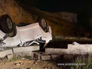 saudi-mum-girls-escape-as-car-plunges-off-mountain_UAE
