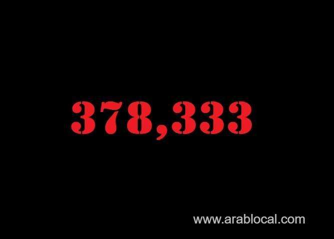 saudi-arabia-coronavirus--total-cases-378333--new-cases--331-cured--369277--deaths-6510-active-cases--2546-saudi