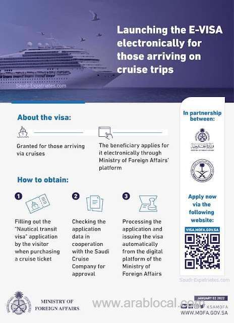 mofa-launches-saudi-evisa-service-for-cruise-tourists-saudi