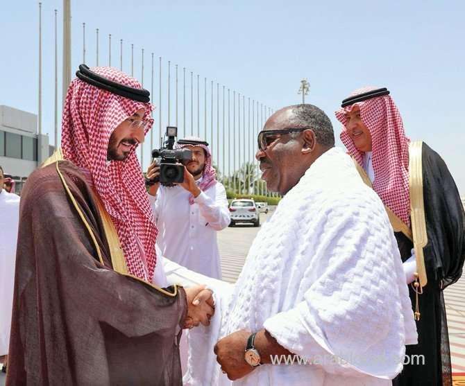 gabons-president-arrived-in-jeddah--saudi