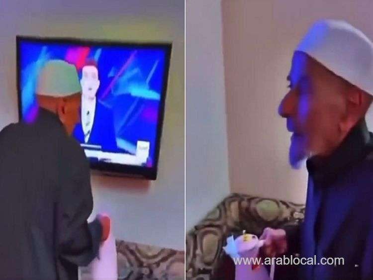 tv-anchor-on-screen-serves-coffee-to-a-saudi-man-who-thinks-he-is-at-home-saudi