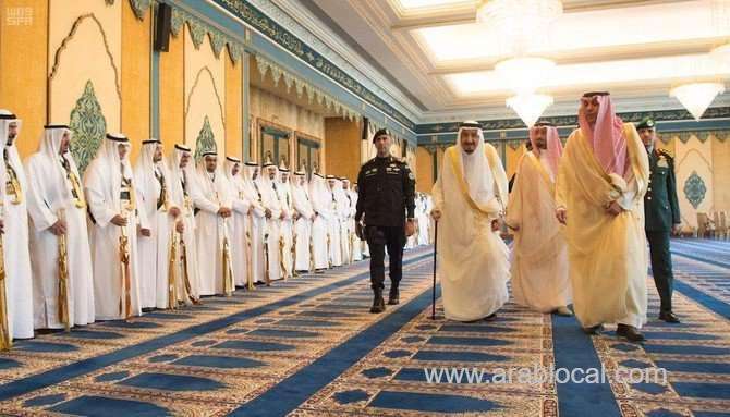 king-salman-performed-the-eid-al-fitr-prayer-in-makkah’s-grand-mosque-saudi