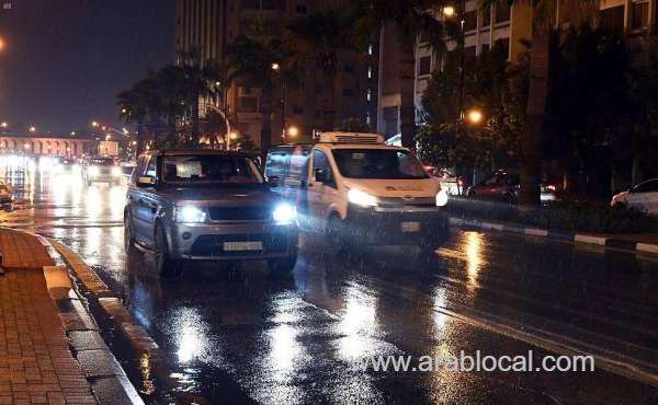 heavy-rain-is-forecast-until-sunday-prompting-a-warning-from-civil-defense-saudi