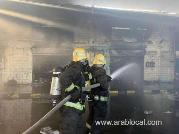 second-massive-fire-extinguished-at-jeddahs-alsawarikh-market-within-a-week-saudi