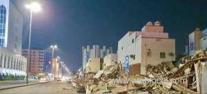 jeddah-mayoralty-clears-palestine-street-of-commercial-encroachments-to-ease-traffic-flow_UAE