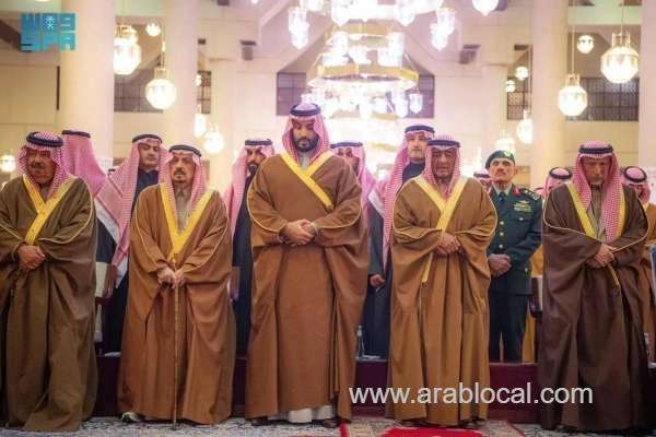 crown-prince-mohammed-bin-salman-attends-funeral-prayer-for-prince-mohammed-bin-fahd-in-riyadh-saudi