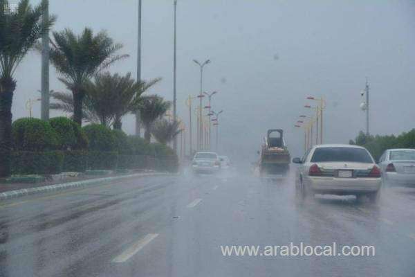saudi-civil-defense-warns-of-heavy-rains-and-thunderstorms-until-friday-saudi