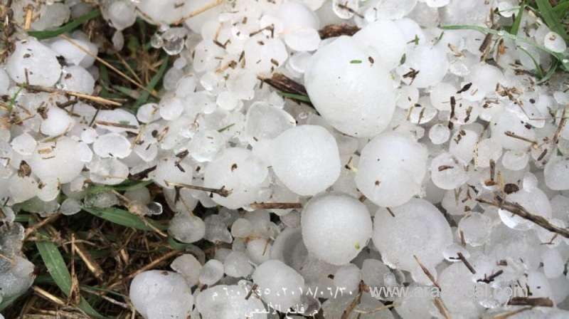 most-areas-in-saudi-arabia-recorded-soaring-temperatures,-hailstones-spotted-in-city-of-abha-saudi