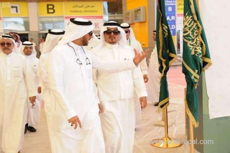 benten-inspects-arrangements-to-receive-pilgrims-at-haj-terminal-saudi