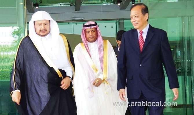 saudi-shoura-council-chief-meeting-with-singaporean-leaders-saudi