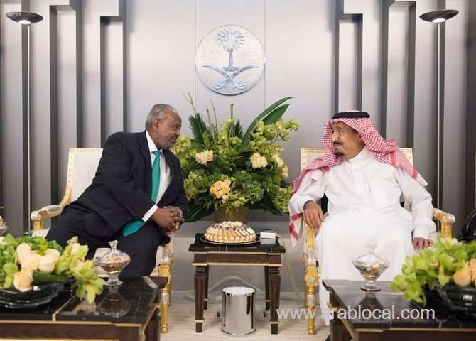 king-salman-holds-talks-with-djibouti-president-after-peace-agreement-saudi