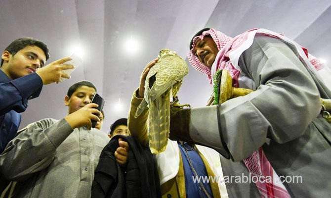 saudi-school-students-visit-falconry-festival-in-malham-saudi