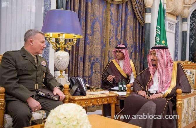 saudi-king-receives-commander-of-us-central-command-saudi