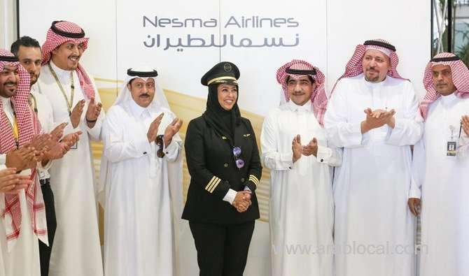 saudi-pilot-yasmeen-al-maimani’s-first-flight-celebrated-saudi