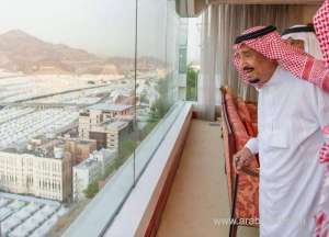 king-salman-arrives-mona-to-oversee-the-comfort-of-pilgrims_UAE