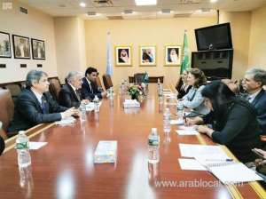saudi-aid-chief-chief-meets-icrc,-unicef-officials-in-new-york_UAE