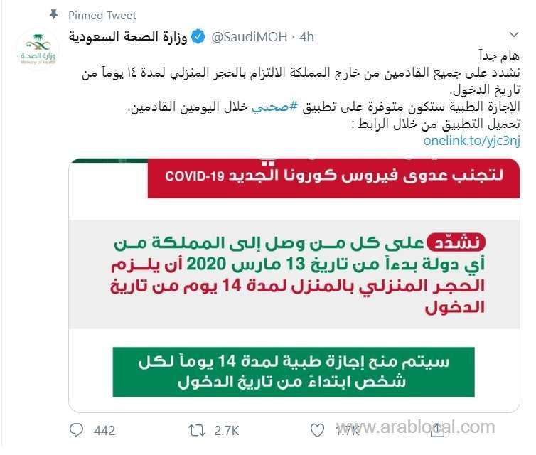 mandatory-medical-leave-and-14-days-compulsory--home-quarantine-for-all-those-coming-from-abroad-from-march-13th-saudi