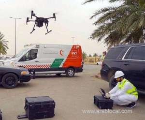 drone-are-used-to-monitor-human-body--temperatures-in-buraidah-livestock-market_UAE