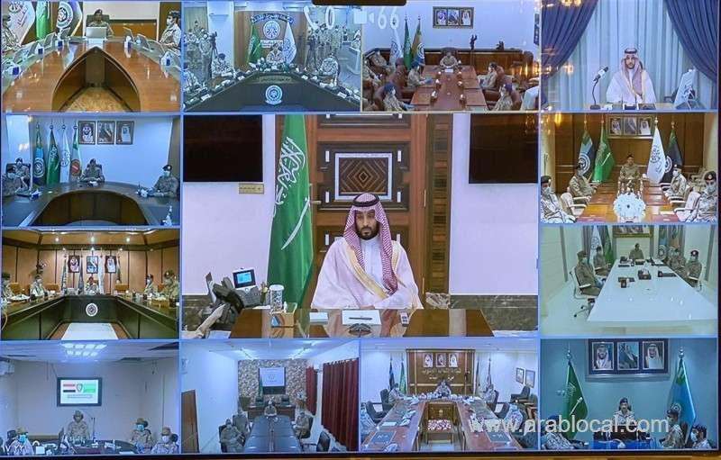saudi-arabias-mohammed-bin-salman-congratulates-ministry-of-defense-officials-virtually-on-the-occasion-of-eidalfitr-saudi