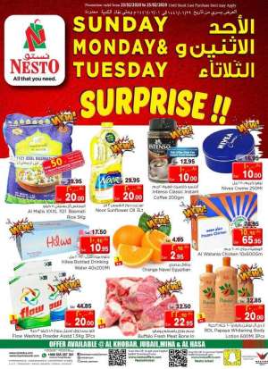 sunday-monday--tuesday-surprise in saudi