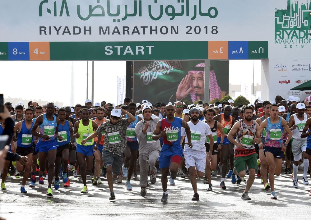 Many People take part in first Riyadh International Half Marathon