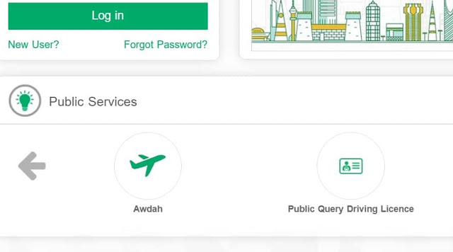 Procedure to Apply for Awdah Service in Absher for returning to home countries from Saudi Arabia