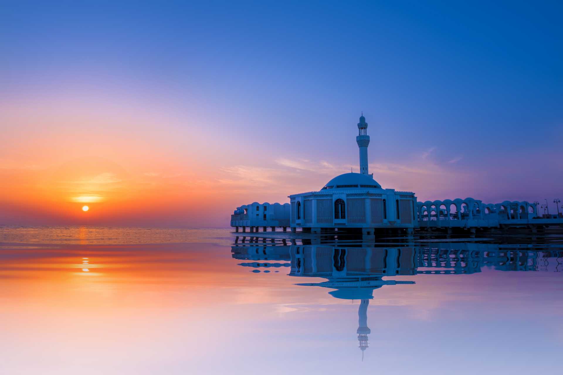 Al Rahma Mosque Floating Mosque of Jeddah